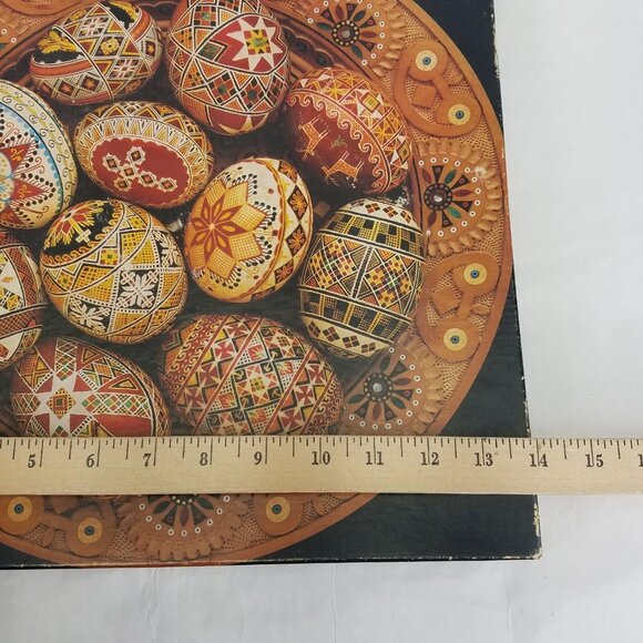 Springbok Ukrainian Folk Art Circular Puzzle Pysanky Easter Eggs Complete 1977 - Picture 13 of 13